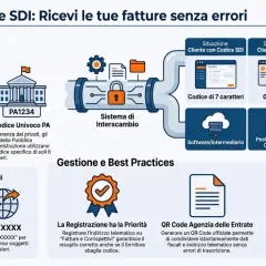 Guida al Codice SDI: ricevi fatture senza errori. Illustra i codici di recapito, il Sistema di Interscambio e le best practices per la gestione delle fatture elettroniche.