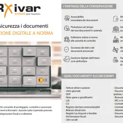 Archiviazione digitale documenti: un sistema sicuro per la conservazione a norma dei tuoi file.