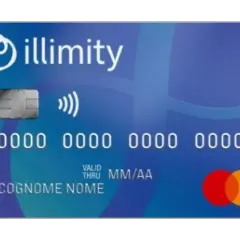 Carta di credito illimity con chip e contactless. Ideale come carta di credito a garanzia per acquisti sicuri.