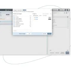 Interfaccia di un software gestione ristorante gratis: dettaglio ordini e conto per tavolo.
