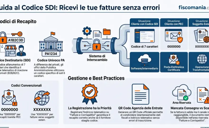 Codice destinatario e PEC - come compilare la fattura elettronica