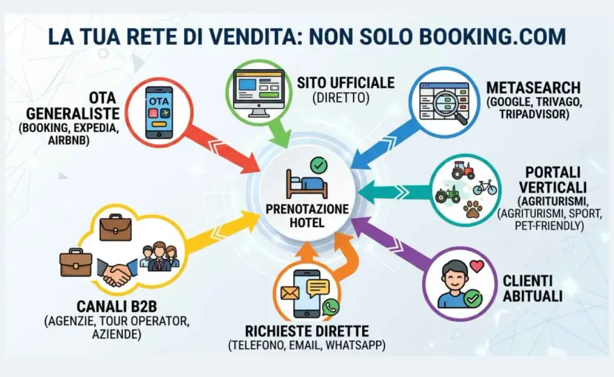 Hotel - Più prenotazioni dirette, meno commissioni.
