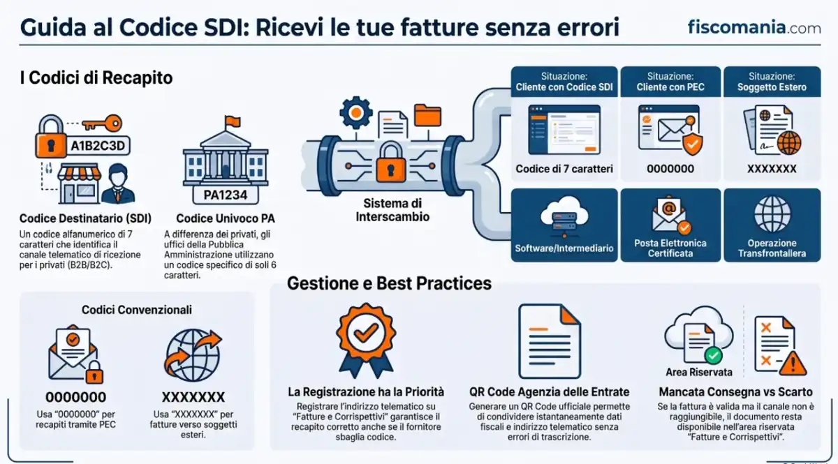 Codice destinatario e PEC - come compilare la fattura elettronica