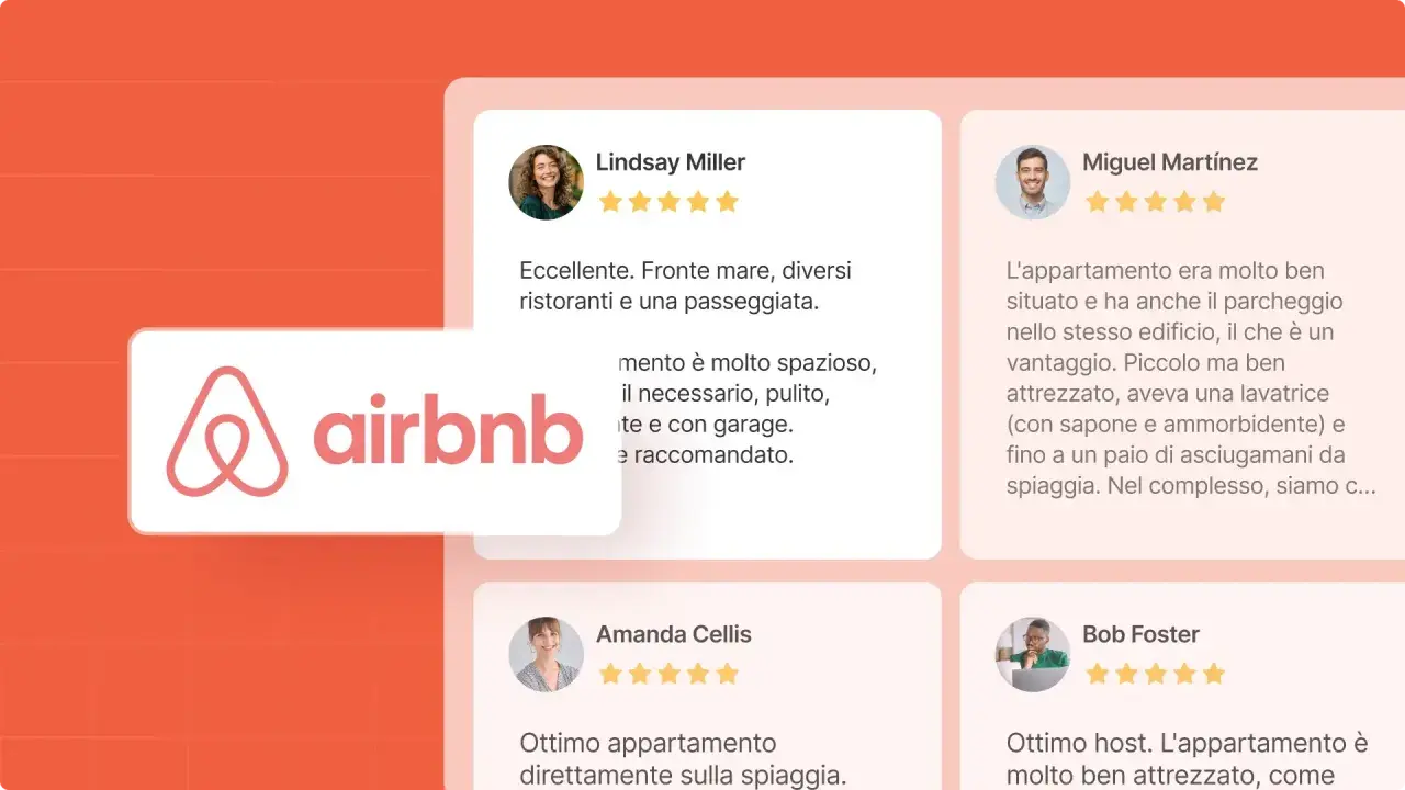 Recensioni Airbnb: alcuni ospiti lodano la posizione e i servizi, altri segnalano piccoli inconvenienti, ma nel complesso le esperienze sono positive.